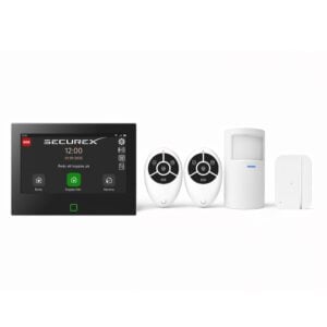 SecureX Connect Pro Kit 4G WiFi Larmsystem 7” Touchskärm Long Range Startpaket
