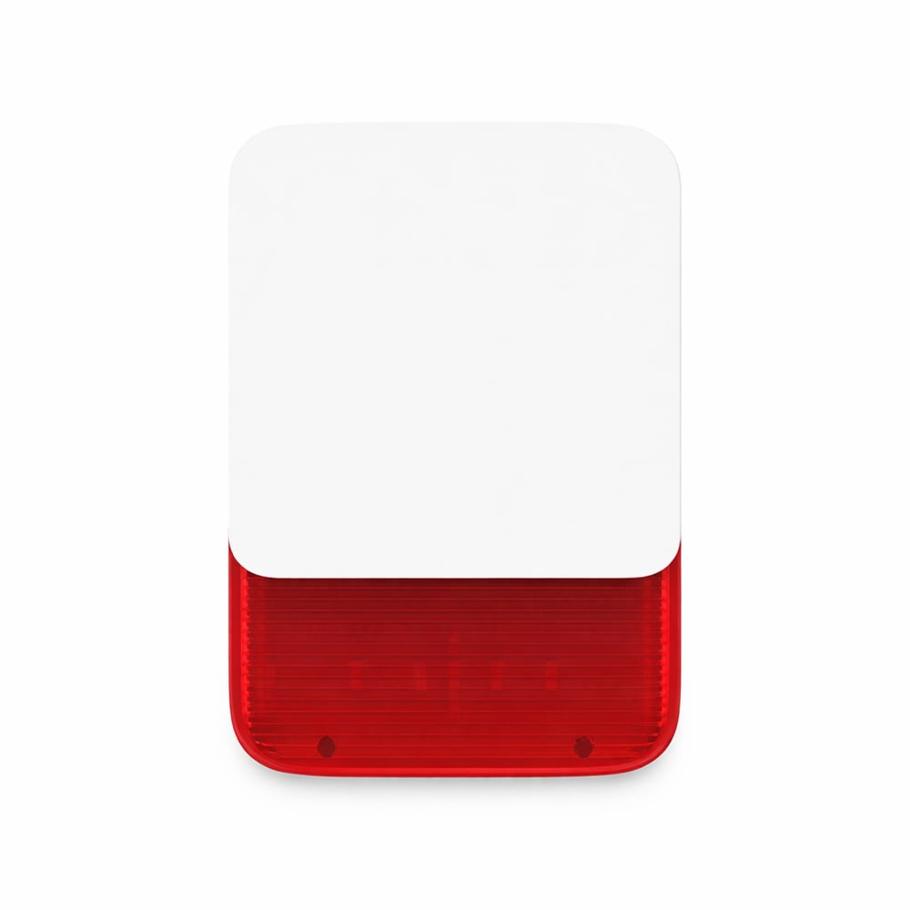 SecureX SirenGuard – Inomhussiren 110dB med blixtljus (Long Range)