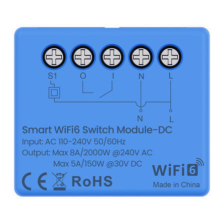 Stonehouse Smart WiFi Relämodul 8A / 2000 Watt 1 kanal