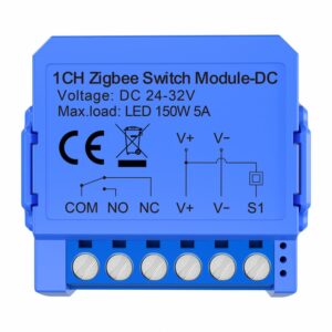 Stonehouse Smart ZigBee Relämodul med Potentialfri Kontakt (24-32V DC)
