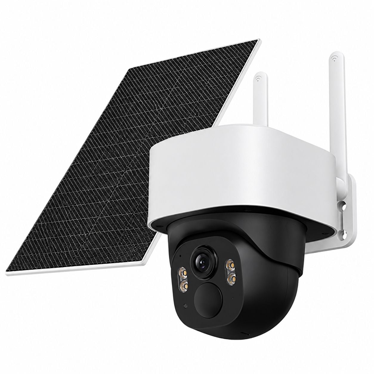 SecureX Vision 4G Kamera 4MP med Solpanel & C-SIM – PTZ Batterikamera