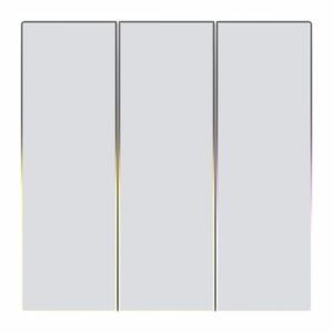 Stonehouse Smart WiFi Strömbrytare 3-Kanal Blade - Ambient LED - Vit