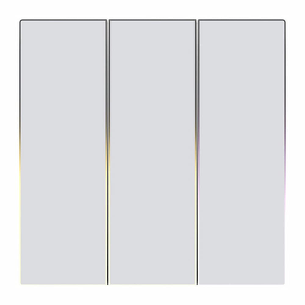 Stonehouse Smart WiFi Strömbrytare 3-Kanal Blade - Ambient LED - Vit