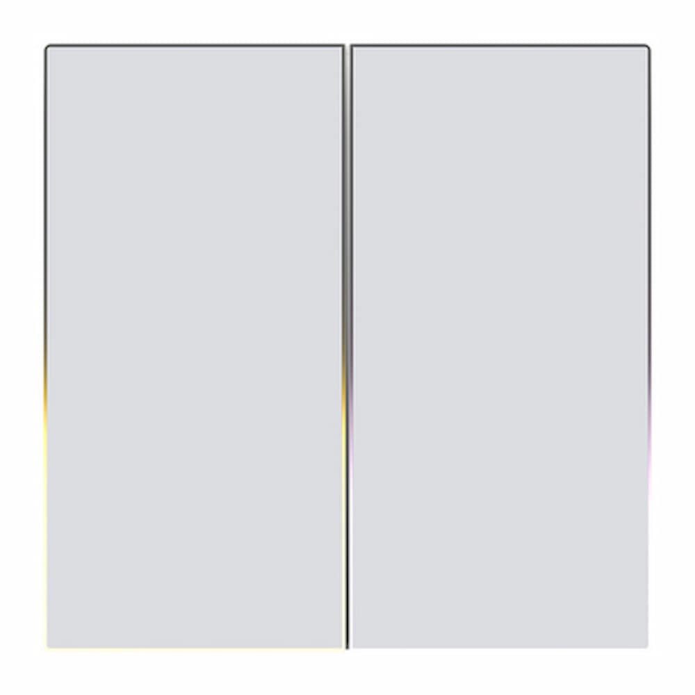 Stonehouse Smart Zigbee Strömbrytare 2-Kanaler Blade - Ambient LED - Vit